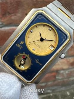 Dalil Supra Eta 2671 Swiss made Automatic Tank Vintage Watch Rare 29MM
