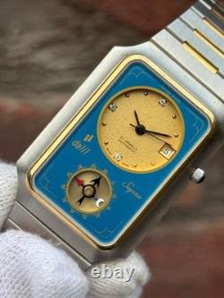 Dalil Supra Eta 2671 Swiss made Automatic Tank Vintage Watch Rare Men's
