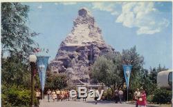Disneyland Rare Matterhorn Bobsleds Vintage Swiss Bell & Ride Decal