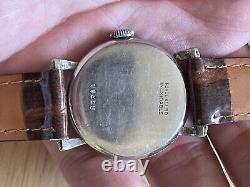 Diwen Rare Vintage Watch Fancy Lugs Ghost Tropical Dial Swiss Sub Seconds