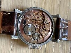 Diwen Rare Vintage Watch Fancy Lugs Ghost Tropical Dial Swiss Sub Seconds