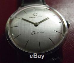 ETERNA MATIC Centenaire RARE VINTAGE 1956 AUTOMATIC ALL S. STEEL SWISS MADE