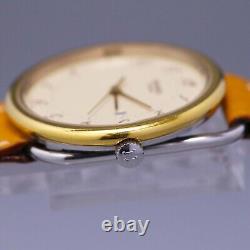 EXC+5/CARDRARE Vintage Hermes Arceau 115 158 Quartz 30mm men's watch -swiss