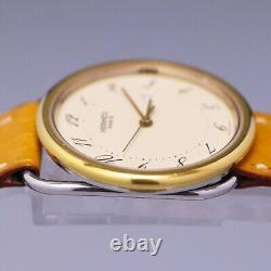 EXC+5/CARDRARE Vintage Hermes Arceau 115 158 Quartz 30mm men's watch -swiss