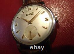 Eberhard Mod 40 Rare Vintage Fine Mechanical S. Steel Back Swiss Made