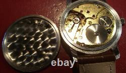 Eberhard Mod 40 Rare Vintage Fine Mechanical S. Steel Back Swiss Made