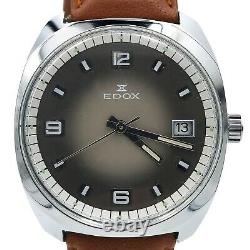 Edox New Old Stock Rare In Nos Vintage Swiss Men's Watch #idfc
