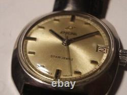 Enicar Rare Vintage Swiss Made Watch, Ocean Pearl, Original, 17j, Manual, Good