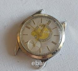 Enicar Vintage Mens Watch 35mm Swiss Moose Lodge Dial Rare