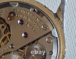 Enicar Vintage Mens Watch 35mm Swiss Moose Lodge Dial Rare