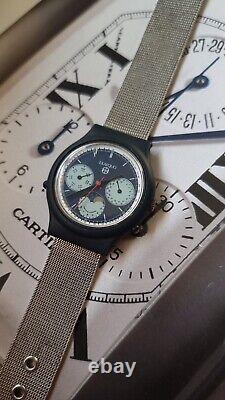 Exaequo Salvador Dali/Vintage Chronograph Watch/Rare/Swiss/Moon Phase