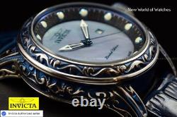 Extreme RARE Invicta VINTAGE Lim Ed 52mm MOP Dial Antique Blue SWISS MADE Watch