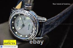 Extreme RARE Invicta VINTAGE Lim Ed 52mm MOP Dial Antique Blue SWISS MADE Watch