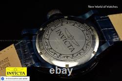 Extreme RARE Invicta VINTAGE Lim Ed 52mm MOP Dial Antique Blue SWISS MADE Watch