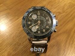 Extremely Rare Vintage Exactima Swiss Chronograph Watch