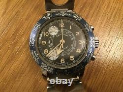 Extremely Rare Vintage Exactima Swiss Chronograph Watch