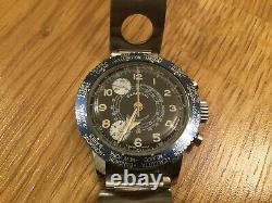 Extremely Rare Vintage Exactima Swiss Chronograph Watch