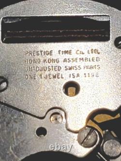 FOSSIL-MOON PHASE/COLOSSAL (Rare)vintage Quartz 1198 Swiss Parts 1- Jewel