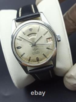 GENUINE JOVIAL AUTOMATIC 21 JEWELS WATCH DAY/DATE VINTAGE SWISS 70s RARE
