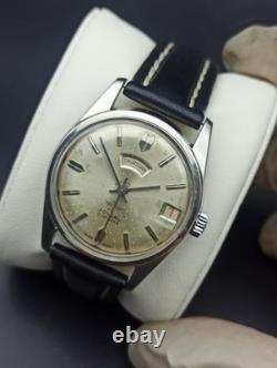 GENUINE JOVIAL AUTOMATIC 21 JEWELS WATCH DAY/DATE VINTAGE SWISS 70s RARE