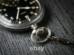 GRANA DH Vintage pocket watch RARE Military style Swiss made 1940s