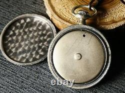 GRANA DH Vintage pocket watch RARE Military style Swiss made 1940s