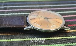 GUBELIN MATIC VINTAGE RARE Stainless Steel Swiss Watch Cal. 1428U- 1960's