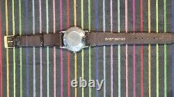 GUBELIN MATIC VINTAGE RARE Stainless Steel Swiss Watch Cal. 1428U- 1960's