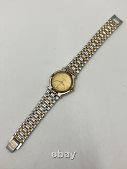 GUCCI 9000L Date Swiss Made Watch Vintage Tested Japan Authentic Rare