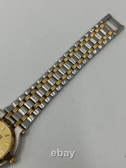 GUCCI 9000L Date Swiss Made Watch Vintage Tested Japan Authentic Rare