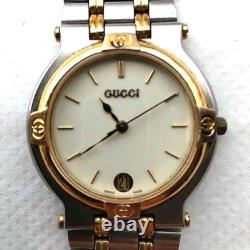 GUCCI 9000M Quartz Watch Vintage Swiss Made Japan Authentic Rare