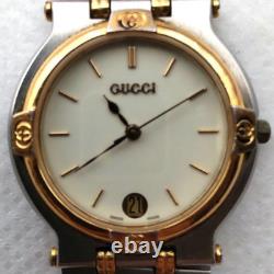 GUCCI 9000M Quartz Watch Vintage Swiss Made Japan Authentic Rare