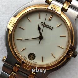 GUCCI 9000M Quartz Watch Vintage Swiss Made Japan Authentic Rare