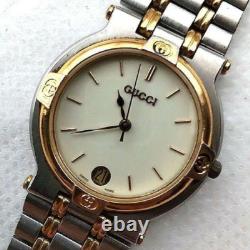 GUCCI 9000M Quartz Watch Vintage Swiss Made Japan Authentic Rare
