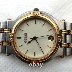 GUCCI 9000M Quartz Watch Vintage Swiss Made Japan Authentic Rare