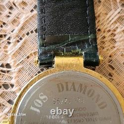 Genuine Rare Joss Diamond Hunter Green Men's 100% Swiss Made Vintage Wristwatch