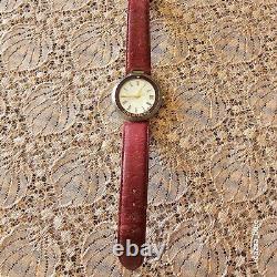Genuine Rare Joss Diamond Red Wine Men's Watch 100% Swiss Made Vintage Watch