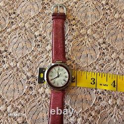 Genuine Rare Joss Diamond Red Wine Men's Watch 100% Swiss Made Vintage Watch