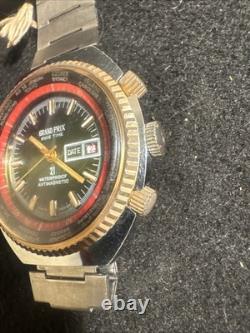 Grand Prix Swiss Time vintage World Time Rare Watch Makers Estate Watch