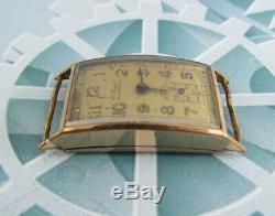 H. MOSER Tank Case Original Vintage Swiss made mechanical Wristwatch VERY RARE