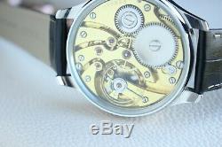 H. MOSER Vintage 1920`s NEW CASED Unique rare Men`s Swiss Wrist Watch