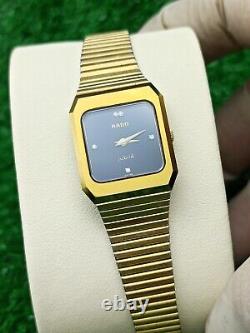 HYPER-RARE VINTAGE RADO Jubile WATCH AMAZING SLIM LADY WATCH SWISS MADE 80s