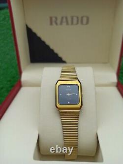 HYPER-RARE VINTAGE RADO Jubile WATCH AMAZING SLIM LADY WATCH SWISS MADE 80s