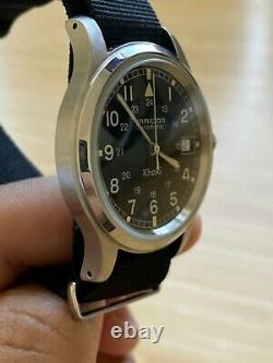 Hamilton Khaki Automatic 9721b Rare 36mm Sized Vintage Swiss Watch Nato Strap