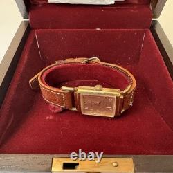 Hamilton Swiss Watch Limited Edition #1636 18k Gold Electroplated Vintage Rare