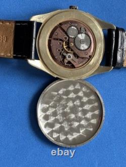 Helvetia Oversize 38mm Watch Jumbo Patina Vintage Calatrava Rare Swiss 3089