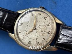 Helvetia Oversize 38mm Watch Jumbo Patina Vintage Calatrava Rare Swiss 3089