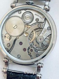 Helvetia Vintage 1920`s rare ART DECO New Cased Steel Swiss Men`s Watch