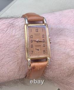 INVICTA Rare Vintage Swiss Watch Mechanical/Hand Winding Salmon Dial