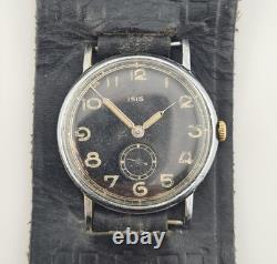 Isis Swiss Military Watch Cal 15J Manual Wind Vintage Men's Rare
